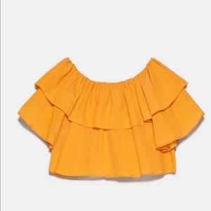 Zara ruffled top